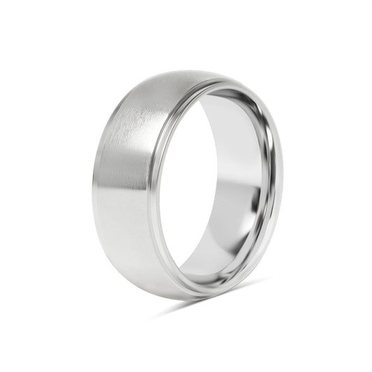 Silver Ring with Wide Comfort Fit