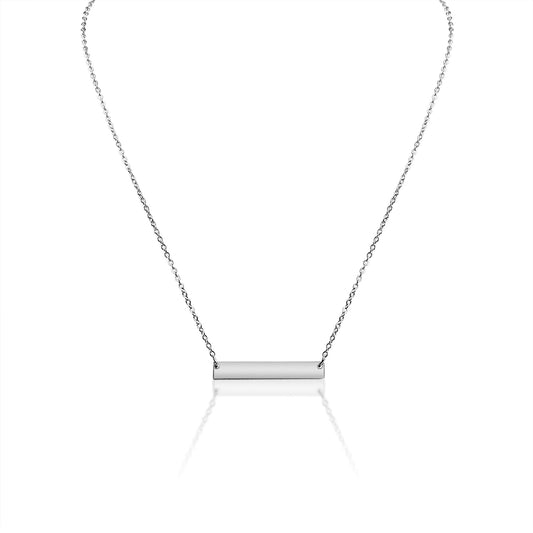 Keepsake Rings and Things Horizontal Necklace Silver