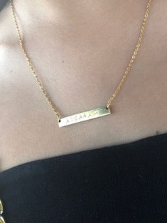 Horizontal Bar Necklace