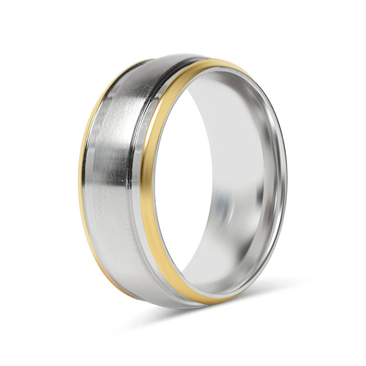 Silver and Gold Ring